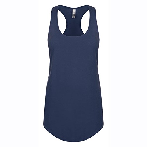 Next Level Women's Lightweight Racerback Tank, XX-Large, Indigo