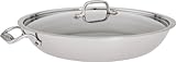 IMAGE OF All Clad Stainless Steel 13-Inch Paella Pan with Lid