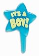 It's a Boy - Star Cupcake Picks - 12ct
