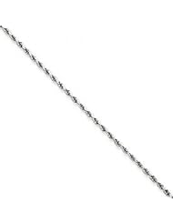 WomenS Anklet in Gold - 14kt White - Glossy Finish - Attractive