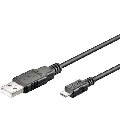 USB Kabel Verbindungskabel A Stecker > micro B Stecker 0,6 m