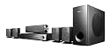 Samsung HT-Z410T 5.1-Channel 5 Disc Home Theater Surround Sound System (Set of Seven, Black)