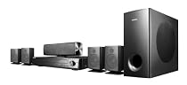 Samsung HT-Z410T 5.1-Channel 5 Disc Home Theater Surround Sound System (Set of Seven, Black)