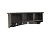 Alaterre ASCA04CL Shaker Cottage Coat Hooks with Storage, Chocolate