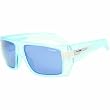 Arnette Heavy Hitter Men's Sports Sunglasses w/ Free B&F Heart Sticker Bundle - 2071/55 Ice Blue/Blue Mirror