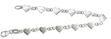 Image of Silver Ladies Heart Bracelet