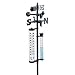 Grand Thermomètre 140cm de Jardin Girouette Pluviomètre