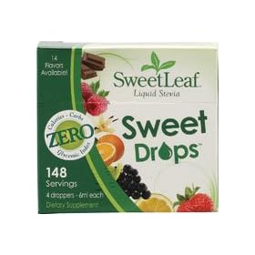 Liquid Stevia Trial Flavor 4 flavors 6 ml