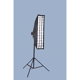 9x35/22cm x 90cm Eggcrate Beehive Stripbox Softbox with Universal Metal Ring Attachment