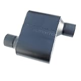 Flowmaster 842518 Super 10 Muffler 409S - 2.50 Offset IN / 2.50 Offset OUT - Aggressive Sound