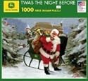 Great American Puzzle Factory John Deere Twas The Night Before 1000 Piece Jigsaw Puzzle