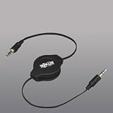 4FT Retractable 3.5MM M/m Stereo Cable
