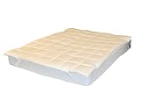Ultra Soft 2-Inch Thick Side Wall Gusseted Mattress Pad Topper, Full