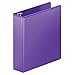 Wilson Jones Heavy Duty Round Ring View Binder with Extra Durable Hinge, 2 Inch, Customizable, Purple (W363-44-267)