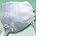 B460SHW - Linen Irish Heirloom Hankie Bonnet with White Shamrocks