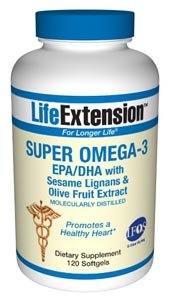 Life Extension - Super Omega-3 Epa/Dha, 120 softgels