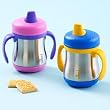 Foogo by Thermos Leak-Proof SS 7 oz. Sippy Cup with Handles - Blue