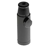 Metal Snuff Snorter Bullet (BLACK)