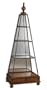 Ferrell Decorative Etagere with Tempered Glass Shelves