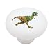 T-Rex Dinosaur Running Decorative High Gloss Ceramic Drawer Knob