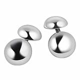 Masini Sterling Silver Stone Double-Sided Cufflinks