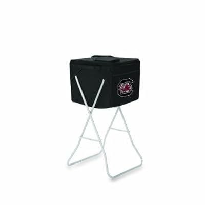 NCAA South Carolina Fighting Gamecocks Black Party Cube Portable Cooler with Stand