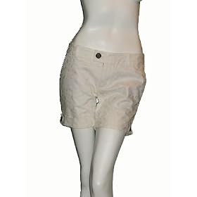 JOHNSON Grace Circle Shorts in Sodium White