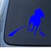 RACE HORSE - Car, Truck, Notebook, Vinyl Decal Sticker #1288 | Vinyl Color: Blue