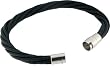 Bracelet de vachette avec une boucle d�Acier noir approx. 21cm
