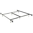 Adjustable Queen/Eastern King Sturdy Metal Bed Frame w/ Glides By Fashion Bed Group