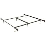 Adjustable Queen Eastern King Sturdy Metal Bed Frame w  Glides By Fashion Bed Group by 