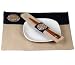 Asian Table Place Setting with Personalized Chopsticks (Set of 6)