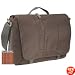 BROWN NYLON URBAN STYLED MESSENGER BAG FOR LAPTOP 15.4IN