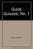 Quick quizzes. 1