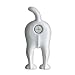 Handtuchhalter DOG END weiß  mach's fest!