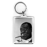 Louis Armstrong - Acrylic Keyring - Art247 - Standard Size