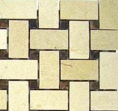 Crema Marfil Basketweave (SAMPLE PIECE)