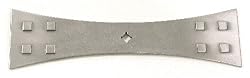 Top Knobs-Tuscany Collection M243 Mission Backplate for Knob in Pewter Light