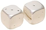 Present Day gifts by Arthur Price, pair of silver plated 'dice' salt and pepper pots in a gorgeous designer gift box
