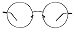 Metal Round Readers - Reading eyeglasses ( unisex ) Black, Brown, Gold, Silver or Grey