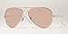 Ray-Ban Aviator RB 3025 Large Metal (Pink Gold) NEW