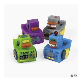  12 Robot Rubber Duckys