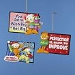 Garfield Set of 3 Resin Plaque Ornaments