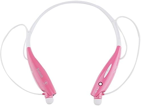Prefeco HV-800 HV-800 Plus Tone Sport Neckband Wireless Bluetooth 4.0 EDR Stereo Headset Earphone Headphone With Microphone Hands Free A2DP CSR 4.0 For iPhone iPad iPod LG Samsung Sony HTC Smartphones Tablet PC MID and Other Bluetooth Device (Pink)