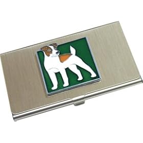Jack Russell Terrier Business Card Holder