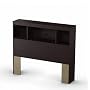 South Shore Furniture, Cakao Collection, Bookcase Headboard 39", Chocolate