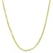 Elegant 18 Karat Yellow Gold 18 Inch Cable Chain Necklace