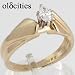 14K Yellow Gold Diamond Solitaire Ring - OldCities Engagement Jewelry