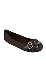Leatherette Buckled Flat