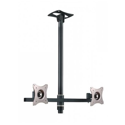 SV33 Dual-Monitor Deckenhalter für 2 Monitore bis je 10 kg Schwarz